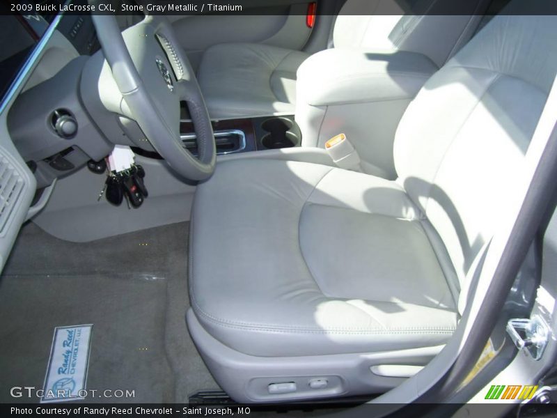 Stone Gray Metallic / Titanium 2009 Buick LaCrosse CXL