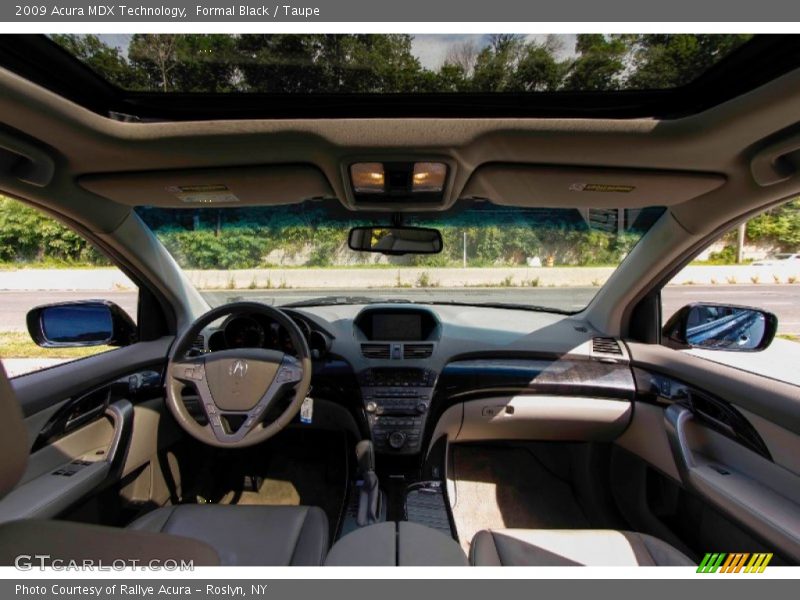 Formal Black / Taupe 2009 Acura MDX Technology