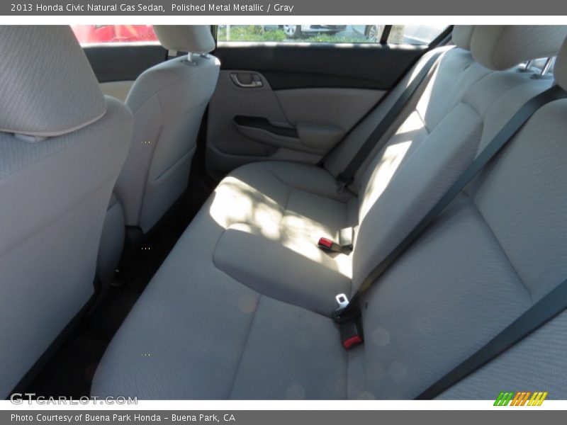 Polished Metal Metallic / Gray 2013 Honda Civic Natural Gas Sedan