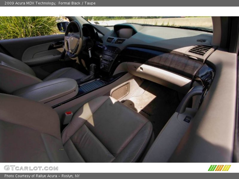 Formal Black / Taupe 2009 Acura MDX Technology