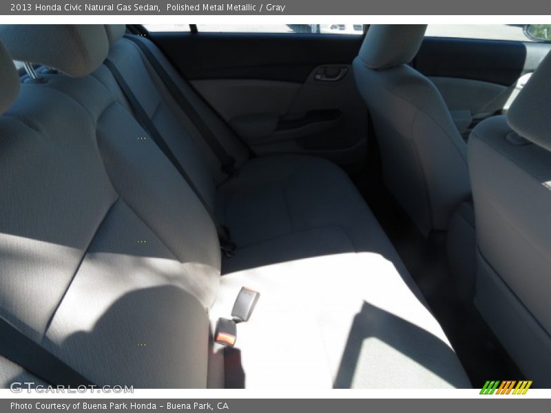 Polished Metal Metallic / Gray 2013 Honda Civic Natural Gas Sedan