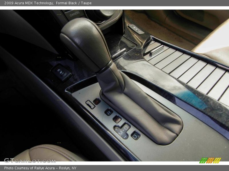Formal Black / Taupe 2009 Acura MDX Technology