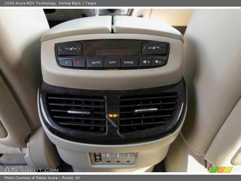 Formal Black / Taupe 2009 Acura MDX Technology