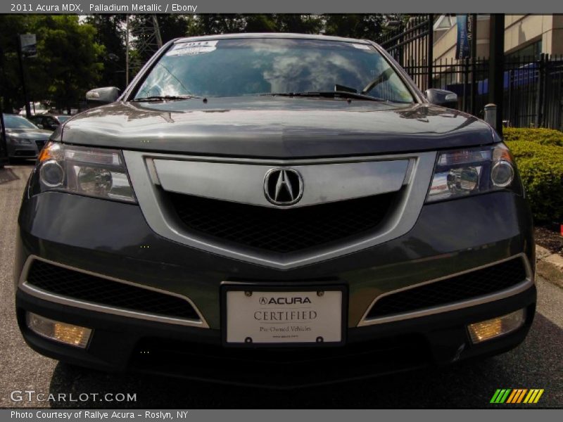Palladium Metallic / Ebony 2011 Acura MDX