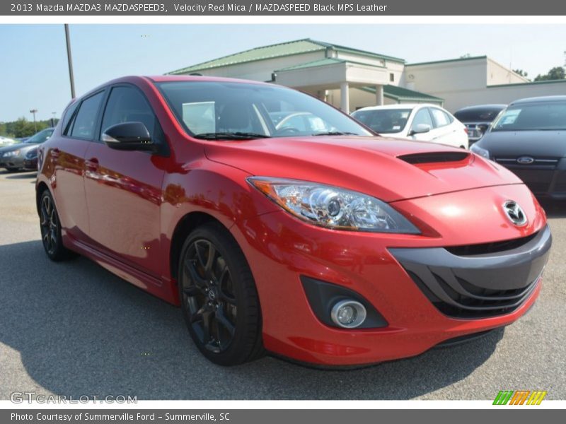 Velocity Red Mica / MAZDASPEED Black MPS Leather 2013 Mazda MAZDA3 MAZDASPEED3