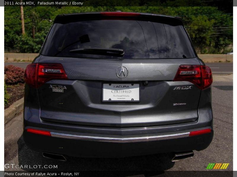 Palladium Metallic / Ebony 2011 Acura MDX