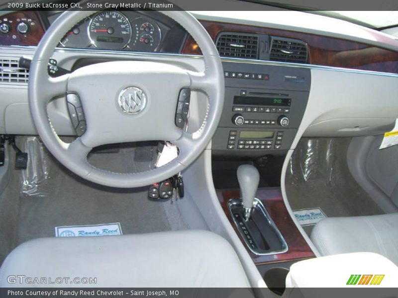 Stone Gray Metallic / Titanium 2009 Buick LaCrosse CXL