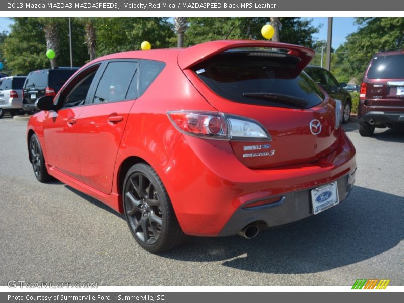 Velocity Red Mica / MAZDASPEED Black MPS Leather 2013 Mazda MAZDA3 MAZDASPEED3
