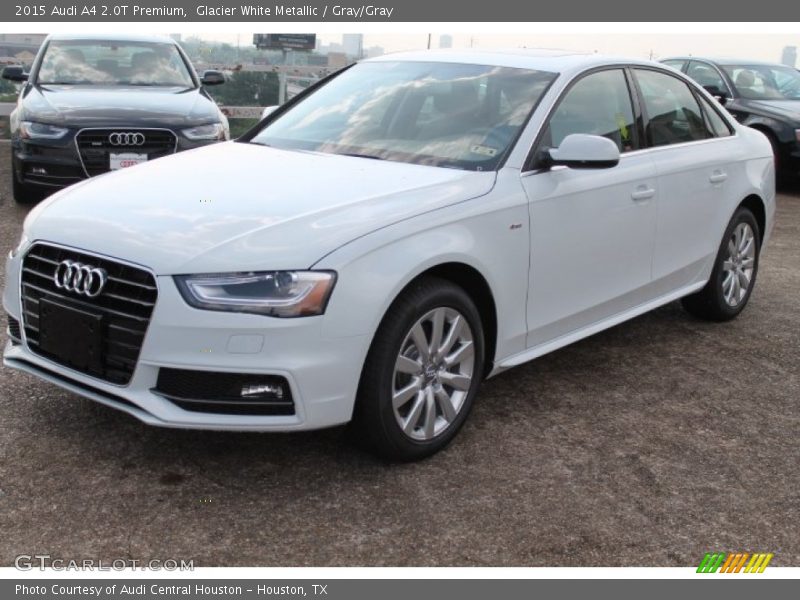 Glacier White Metallic / Gray/Gray 2015 Audi A4 2.0T Premium