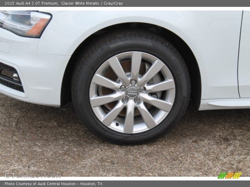 Glacier White Metallic / Gray/Gray 2015 Audi A4 2.0T Premium