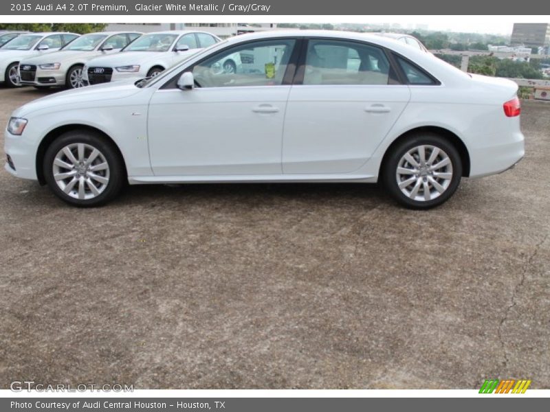 Glacier White Metallic / Gray/Gray 2015 Audi A4 2.0T Premium