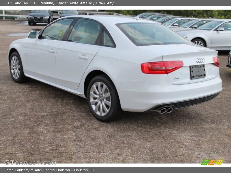Glacier White Metallic / Gray/Gray 2015 Audi A4 2.0T Premium