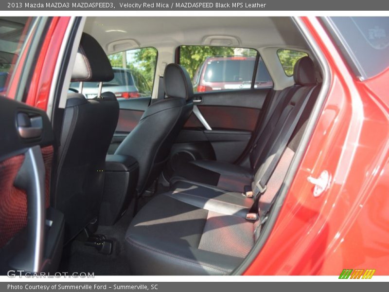 Rear Seat of 2013 MAZDA3 MAZDASPEED3