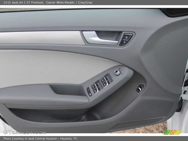 Glacier White Metallic / Gray/Gray 2015 Audi A4 2.0T Premium