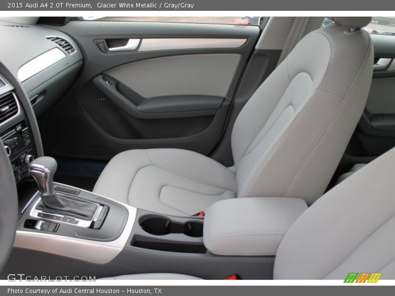 Glacier White Metallic / Gray/Gray 2015 Audi A4 2.0T Premium
