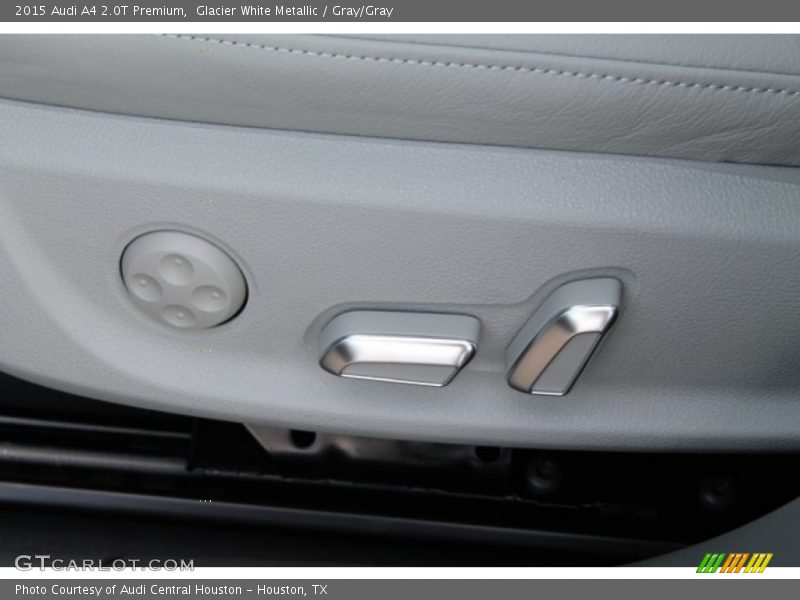 Glacier White Metallic / Gray/Gray 2015 Audi A4 2.0T Premium
