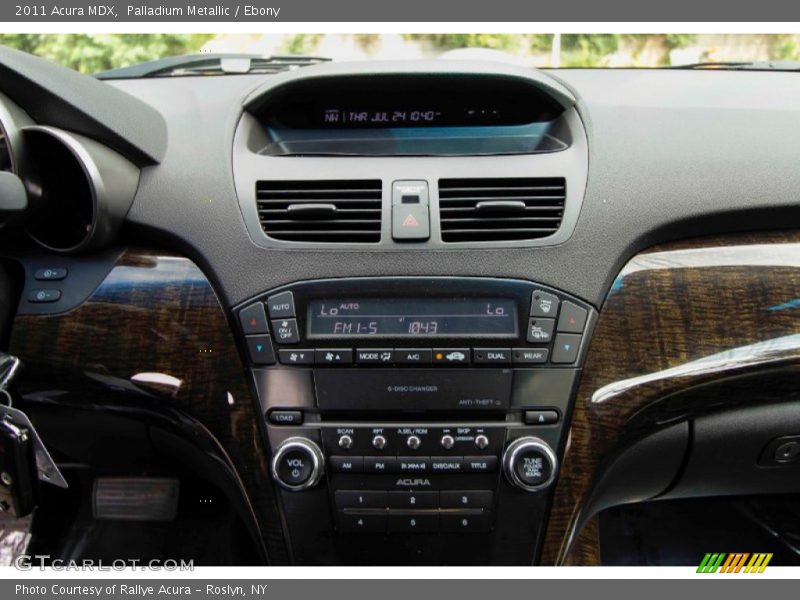 Palladium Metallic / Ebony 2011 Acura MDX