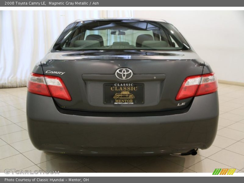 Magnetic Gray Metallic / Ash 2008 Toyota Camry LE