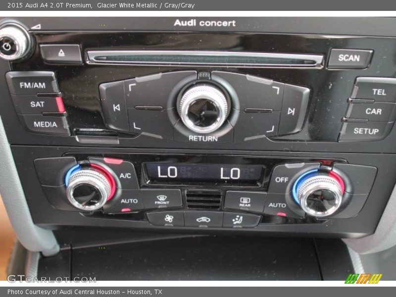 Glacier White Metallic / Gray/Gray 2015 Audi A4 2.0T Premium