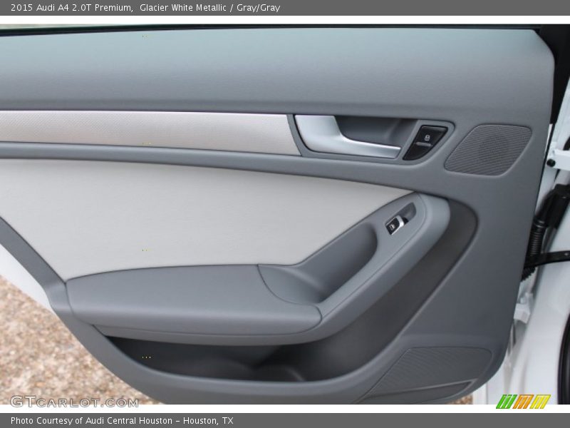 Glacier White Metallic / Gray/Gray 2015 Audi A4 2.0T Premium