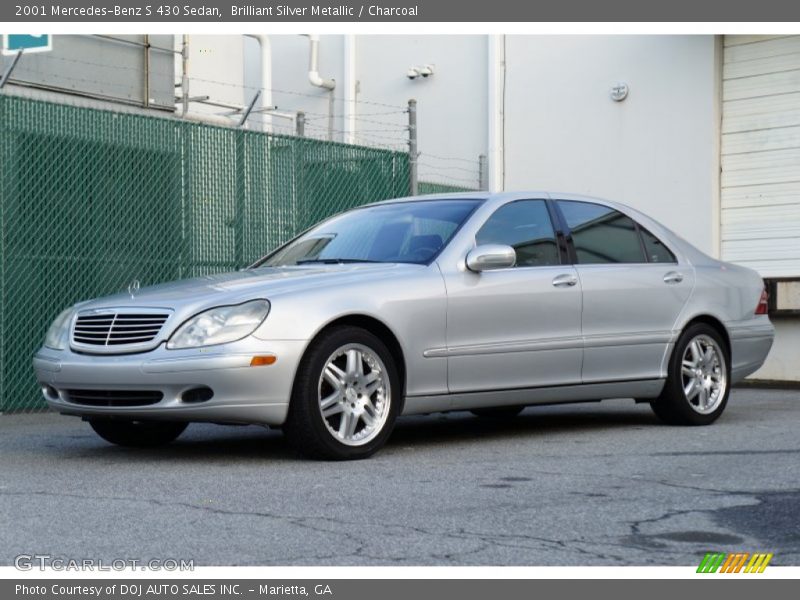 Brilliant Silver Metallic / Charcoal 2001 Mercedes-Benz S 430 Sedan