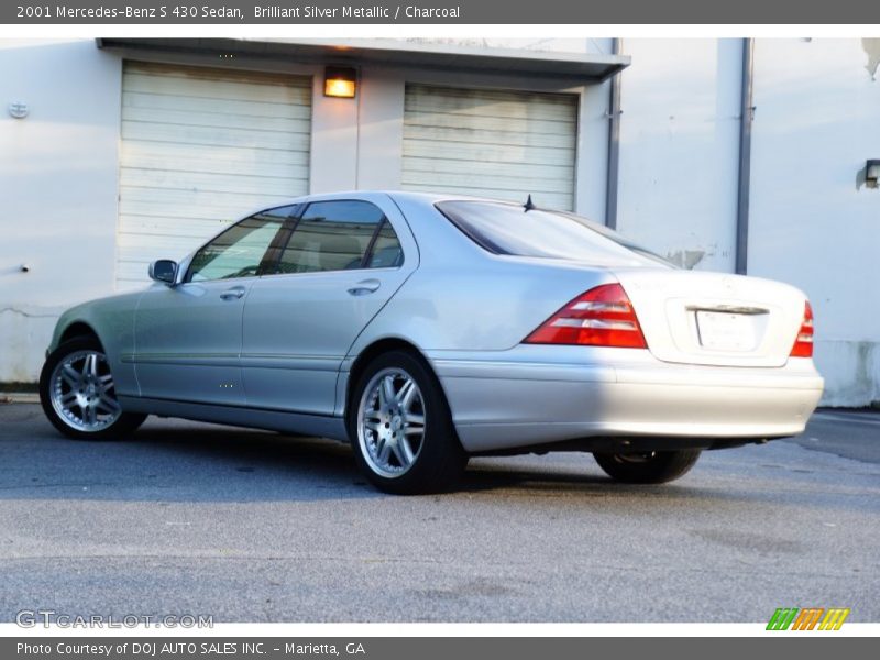 Brilliant Silver Metallic / Charcoal 2001 Mercedes-Benz S 430 Sedan