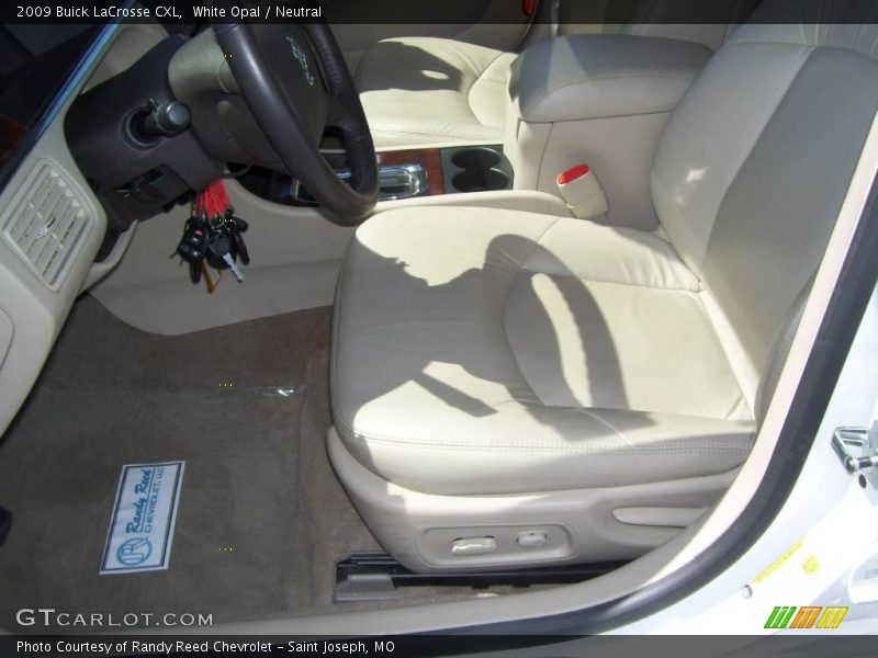 White Opal / Neutral 2009 Buick LaCrosse CXL