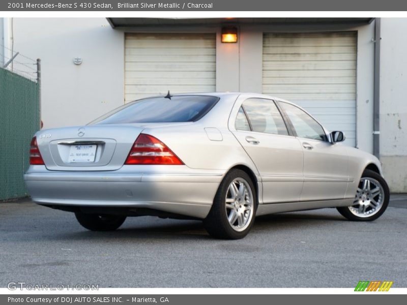 Brilliant Silver Metallic / Charcoal 2001 Mercedes-Benz S 430 Sedan
