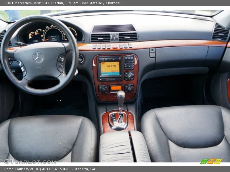 Brilliant Silver Metallic / Charcoal 2001 Mercedes-Benz S 430 Sedan