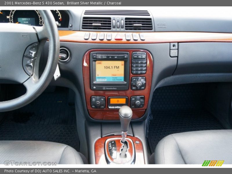 Brilliant Silver Metallic / Charcoal 2001 Mercedes-Benz S 430 Sedan