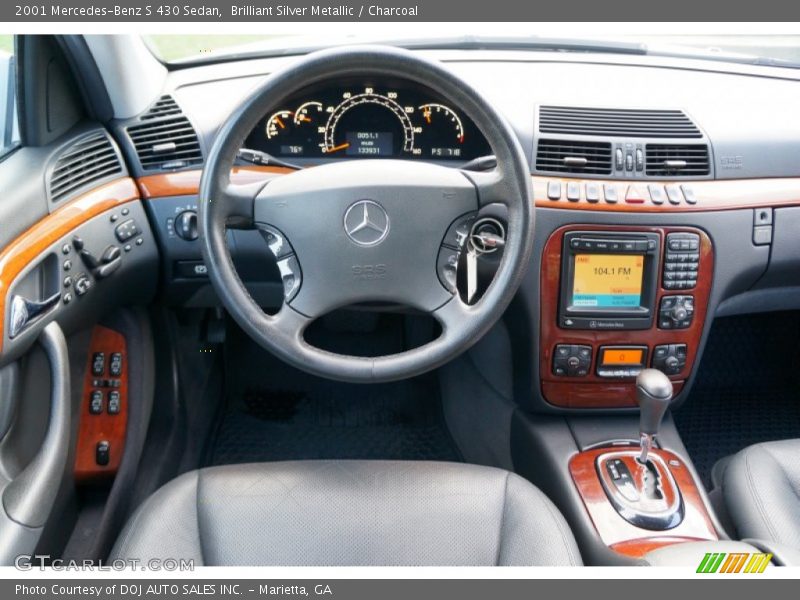 Brilliant Silver Metallic / Charcoal 2001 Mercedes-Benz S 430 Sedan