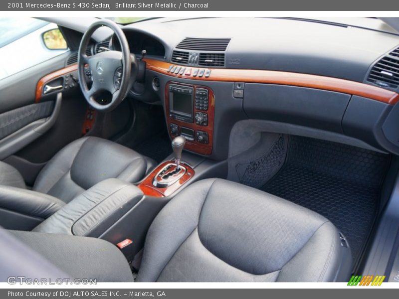 Brilliant Silver Metallic / Charcoal 2001 Mercedes-Benz S 430 Sedan