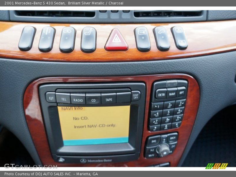 Brilliant Silver Metallic / Charcoal 2001 Mercedes-Benz S 430 Sedan