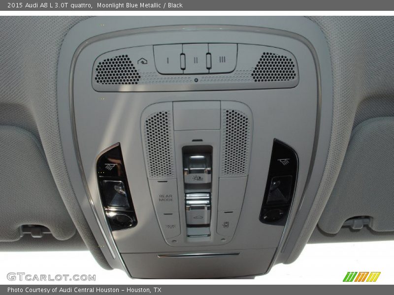 Moonlight Blue Metallic / Black 2015 Audi A8 L 3.0T quattro