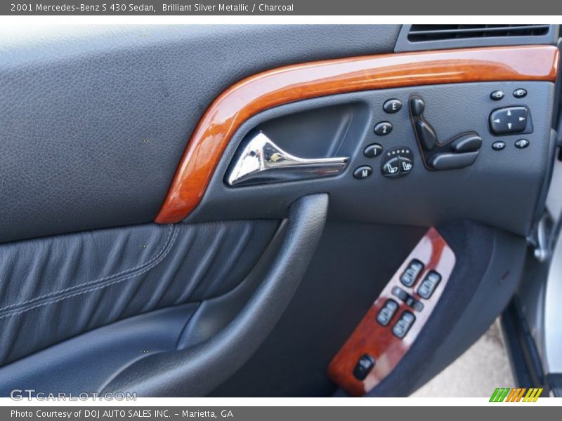 Brilliant Silver Metallic / Charcoal 2001 Mercedes-Benz S 430 Sedan
