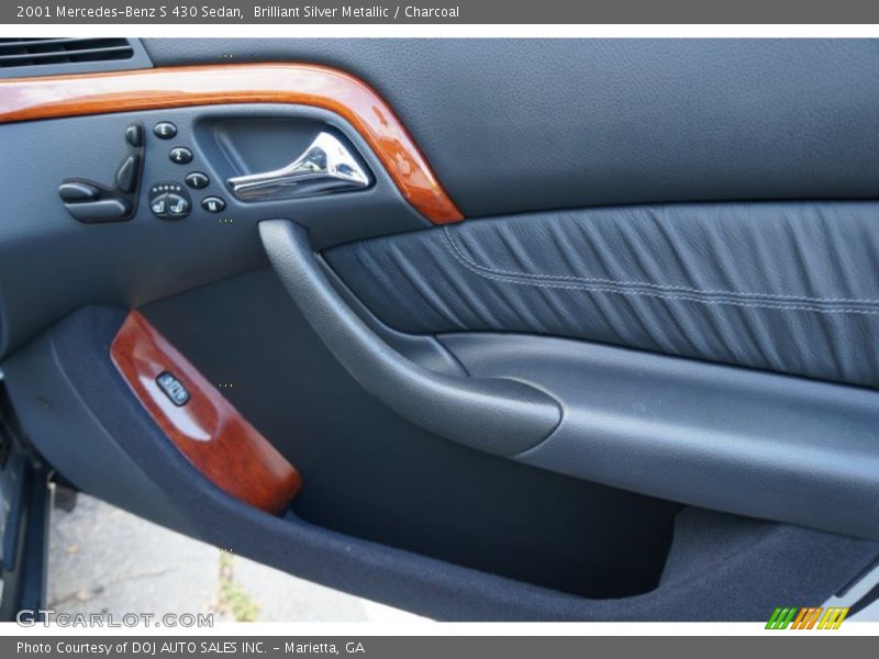 Brilliant Silver Metallic / Charcoal 2001 Mercedes-Benz S 430 Sedan