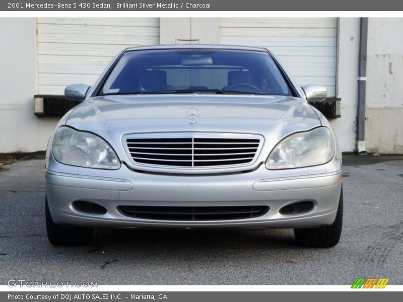 Brilliant Silver Metallic / Charcoal 2001 Mercedes-Benz S 430 Sedan