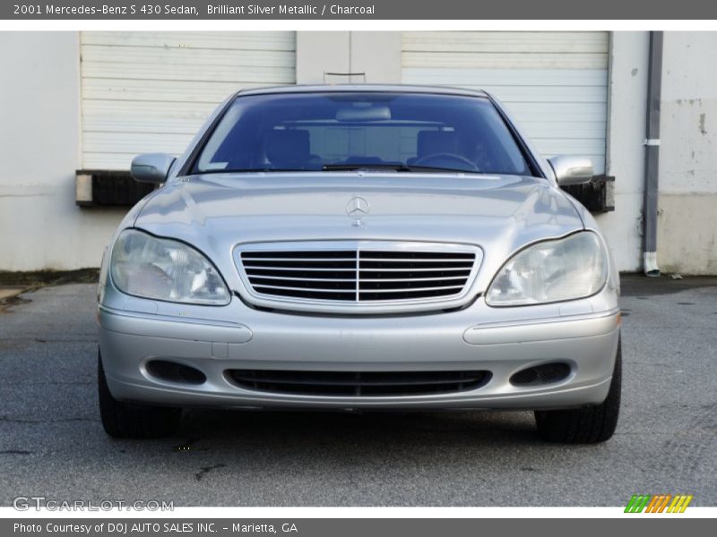Brilliant Silver Metallic / Charcoal 2001 Mercedes-Benz S 430 Sedan