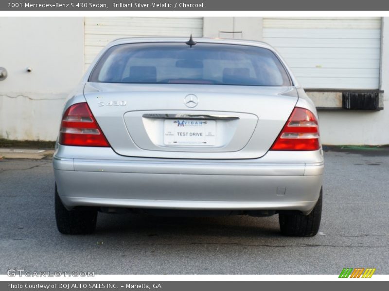 Brilliant Silver Metallic / Charcoal 2001 Mercedes-Benz S 430 Sedan