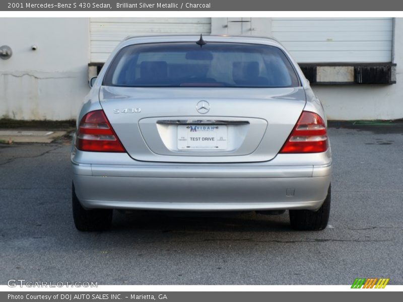 Brilliant Silver Metallic / Charcoal 2001 Mercedes-Benz S 430 Sedan