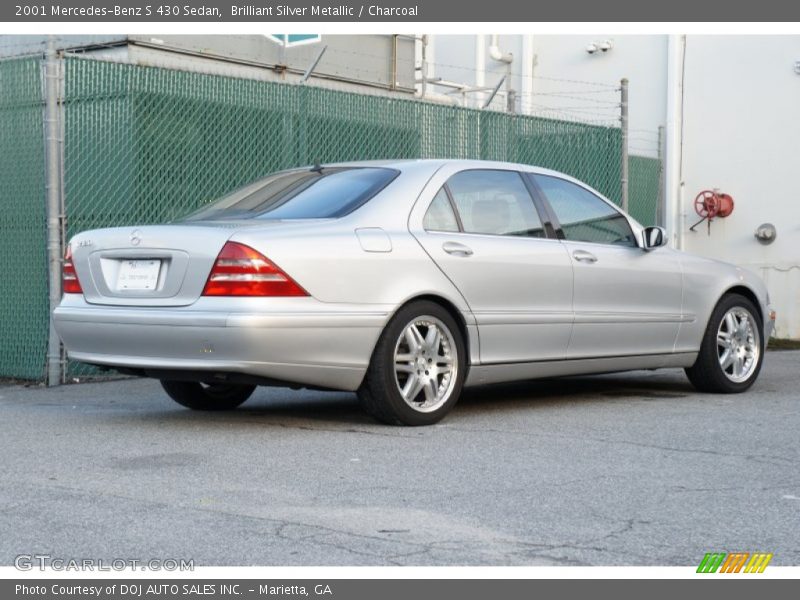 Brilliant Silver Metallic / Charcoal 2001 Mercedes-Benz S 430 Sedan