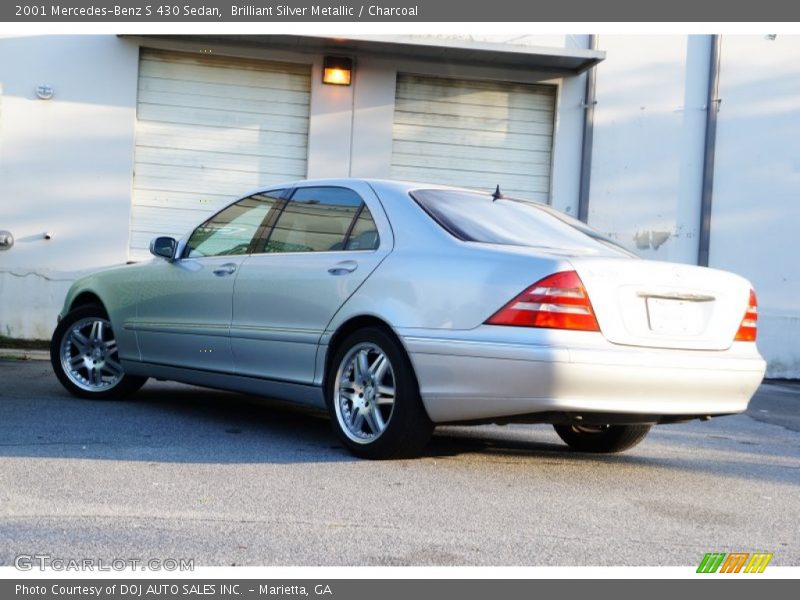 Brilliant Silver Metallic / Charcoal 2001 Mercedes-Benz S 430 Sedan