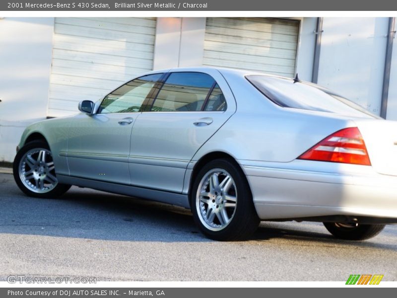 Brilliant Silver Metallic / Charcoal 2001 Mercedes-Benz S 430 Sedan