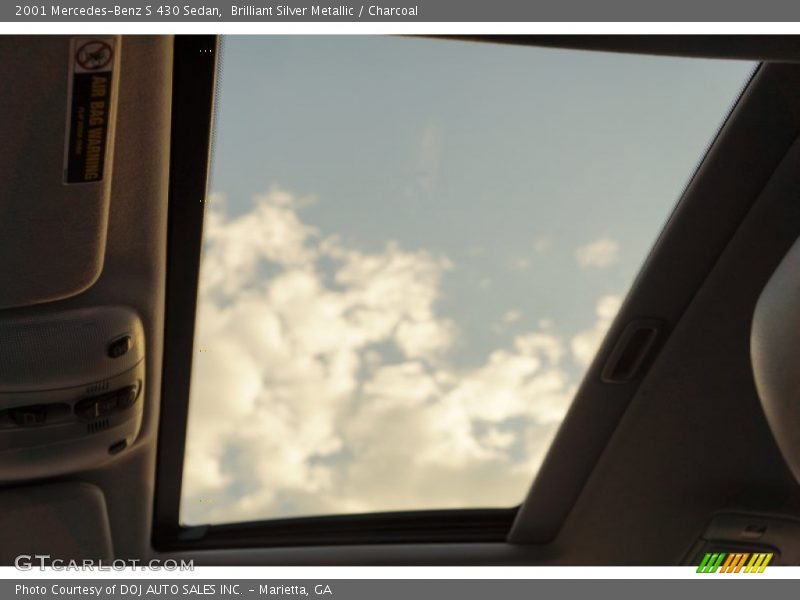 Brilliant Silver Metallic / Charcoal 2001 Mercedes-Benz S 430 Sedan
