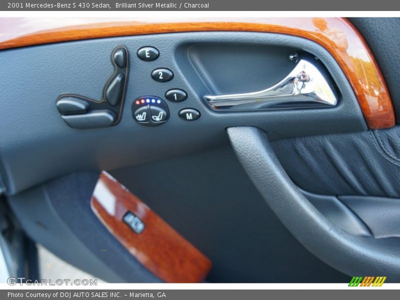 Brilliant Silver Metallic / Charcoal 2001 Mercedes-Benz S 430 Sedan