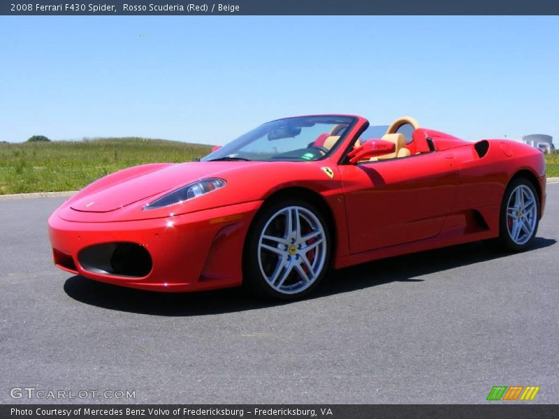 Front 3/4 View of 2008 F430 Spider