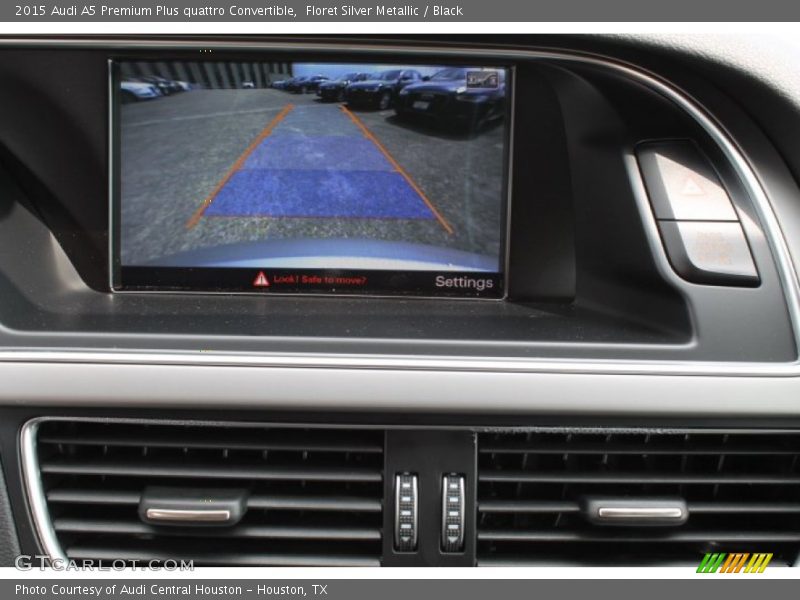 Floret Silver Metallic / Black 2015 Audi A5 Premium Plus quattro Convertible