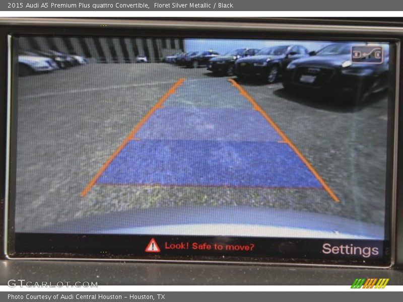 Floret Silver Metallic / Black 2015 Audi A5 Premium Plus quattro Convertible