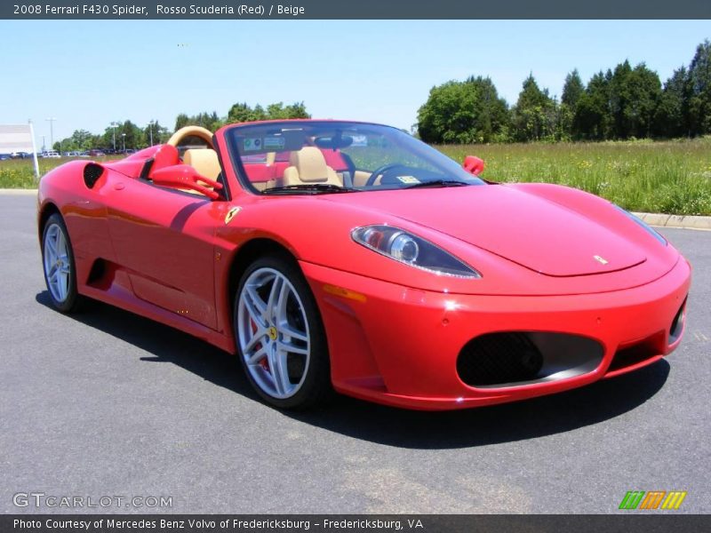 Front 3/4 View of 2008 F430 Spider