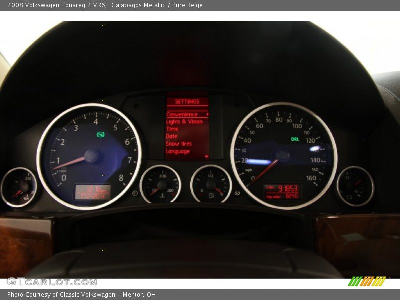  2008 Touareg 2 VR6 VR6 Gauges